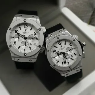 ساعت مردانه و زنانه ست هابلوت با گارانتی  Hublot 