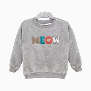 بلوز طرح Meow دخترانه (18 ماه تا 7 سال) کد 628453