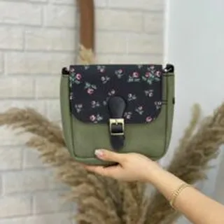 کیف دوشی ترمه کوچک سبز