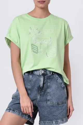 تیشرت چاپی زنانه