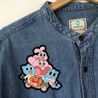 پچ حرارتی (برچسب لباس) دنیای شگفت انگیز گامبال (The Amazing World of Gumball)