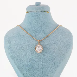 گردنبند زنانه ژوپینگ مدل جواهری کد AAB632