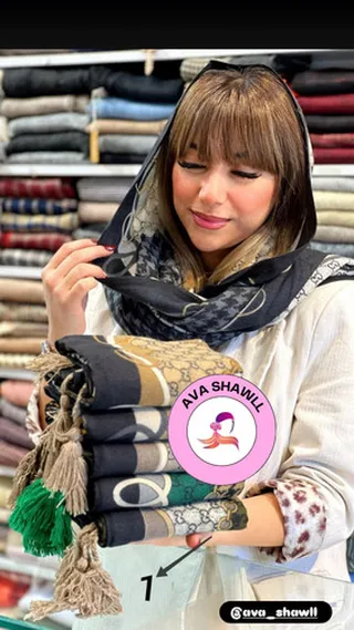 شال موهر اورجینال پلنگی برند گوچی شیک زنانه با ارسال فوری