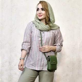 مانتو راه راه بغل دکمه ۳۰۲۰۰۳۹۵ ۱