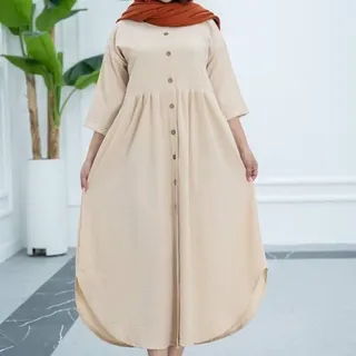 مانتو دکمه دار لینن بسیار سبک و خنک