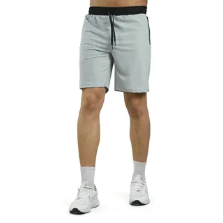 شلوارک ورزشی مردانه آندر آرمور مدل Heat Gear-D8068 طوسی روشن