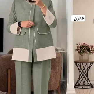 مانتو شلوار دخترانه زنانه شانتون خرجکار مازراتی 