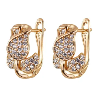 گوشواره زنانه ژوپینگ مدل گل کد cs483