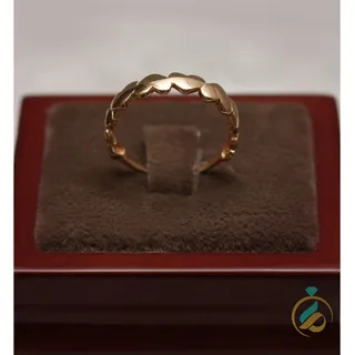 انگشتر مینیمال طلا قلبی