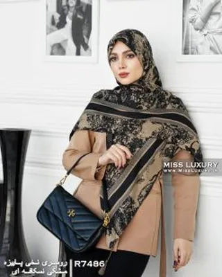 روسری نخ پاییزه اعلا R7486