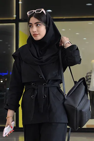 ترنج کت زنانه ریچ کت مشکی کد(7118)