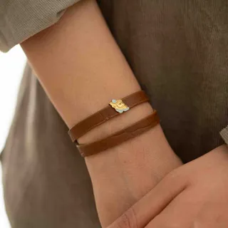 دستبند طلا نقشه ایران با دریا