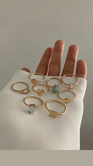 پک انگشتر طلاطور