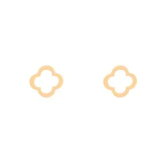 گوشواره میخی طلا 18 عیار زنانه الی گالری مدل ونکلیف تو خالی