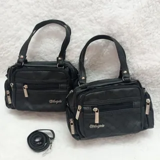 کیف دستی و دوشی دارای بند بلند مشکی /کاربردی