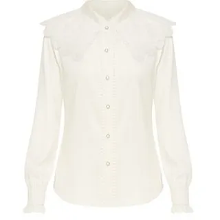 شومیز آستین بلند یقه ایستاده زنانهمدل عروس