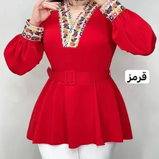 شومیز مجلسی زنانه سوزن دوزی هندی شیکلند 