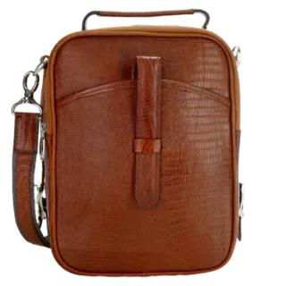 کیف دوشی مردانه چرم طبیعی مدل سانا کد 2568