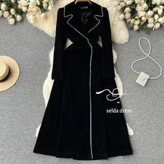 خرید مانتو پاییزه مخمل شیک ۱۹۴۷