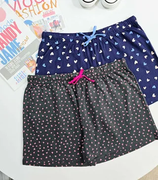 شلوارک نخی قلب کد 4600