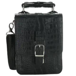 کیف دوشی مردانه چرم طبیعی مدل هیوا کد 2570