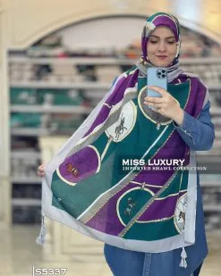 شال نخ پنبه وارداتی S5337