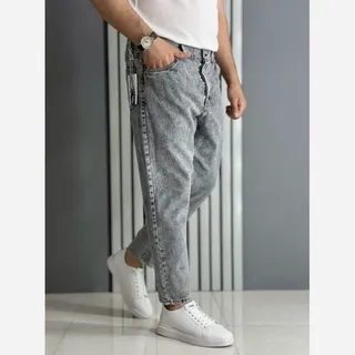 شلوار بوی فرند طوسی ( قد 95 سانت 