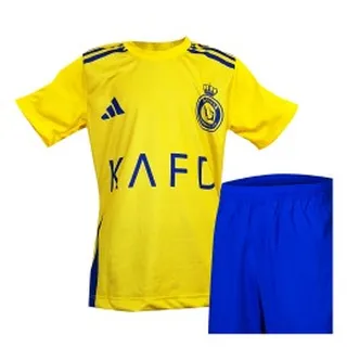 پیراهن وشورت بچگانه اول النصر نام رونالدو Alnassr Home 2024-25 Kit