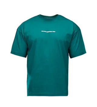 تیشرت یقه گرد مردانه نخ پنبه طرح دار