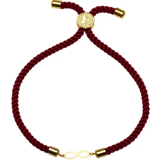 دستبند طلا 18 عیار زنانه کرابو طرح بینهایت مدل Kr1...