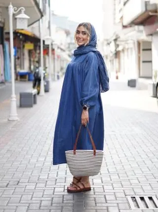پیراهن جین کد 17937