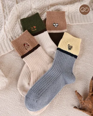 جوراب گلدوزی 000802