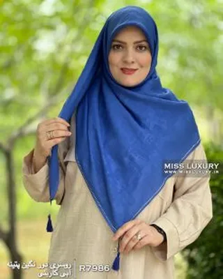 روسری مجلسی نخی پتینه R7986