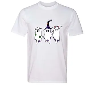 تی شرت آستین کوتاه زنانه مدل T228 طرح هالوین