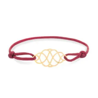 دستبند طلا زنانه طرح مارپیچ