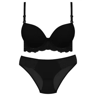 ست شورت و سوتین زنانه پانیذ مدل فنردار بند متحرک ک...