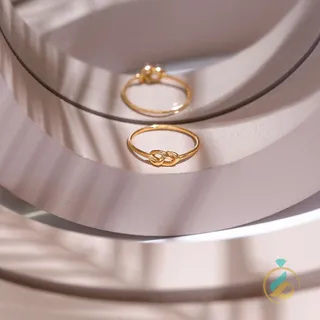 انگشتر مینیمال گره طلا