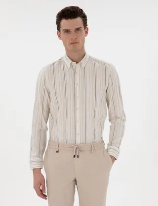 پیراهن آستین بلند مردانه پیر کاردین