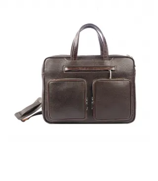کیف اداری چرم طبیعی بیسراک Bisrak مدل NL-Edari-Dorsa-F