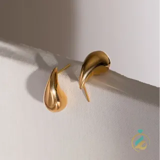 گوشواره میخی قطره طلا