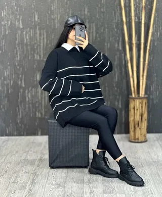 بافت راه راه زنانه کد 3363