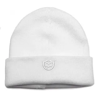 (B036)WHITE BEANIE HAT