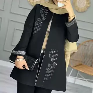 مانتو زنانه عیدانه مجلسی جنس مازراتی تنخور شیک ارسال رایگااااان