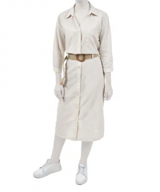 پیراهن نخی زنانه سه دو مدل 5SW18NT0911