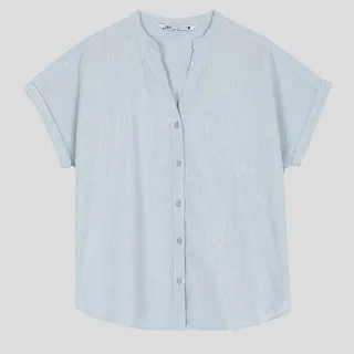 شومیز لینن یقه هفت کیمونو