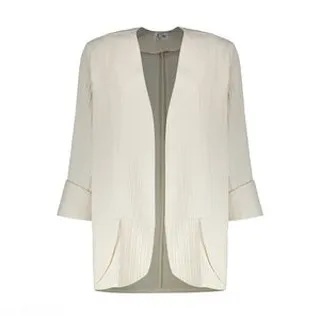 مانتو کتی زنانه مدل ساحل رنگ شیری