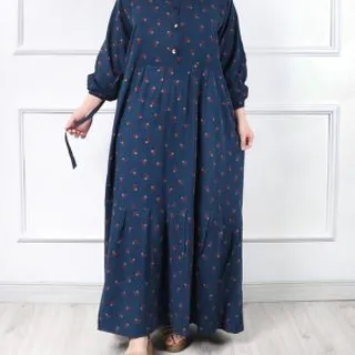 پیراهن ساحلی کجرا دکمه دار 6150