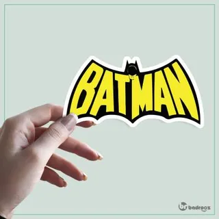 استیکر BATMAN NAME AND LOGO