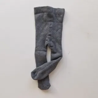 جوراب شلواری گرم خاکستری ساده لوپیلو