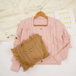 ژاکت بافت گیپور کد ۱۱۷